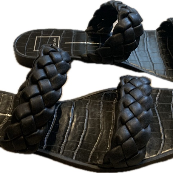 Dolce Vita Indy Slide Sandal Black EUC - Picture 3 of 8